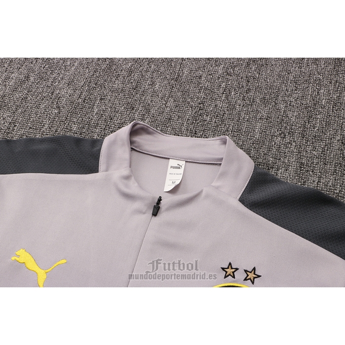 Chandal de Sudadera del Borussia Dortmund 2021-2022 Gris